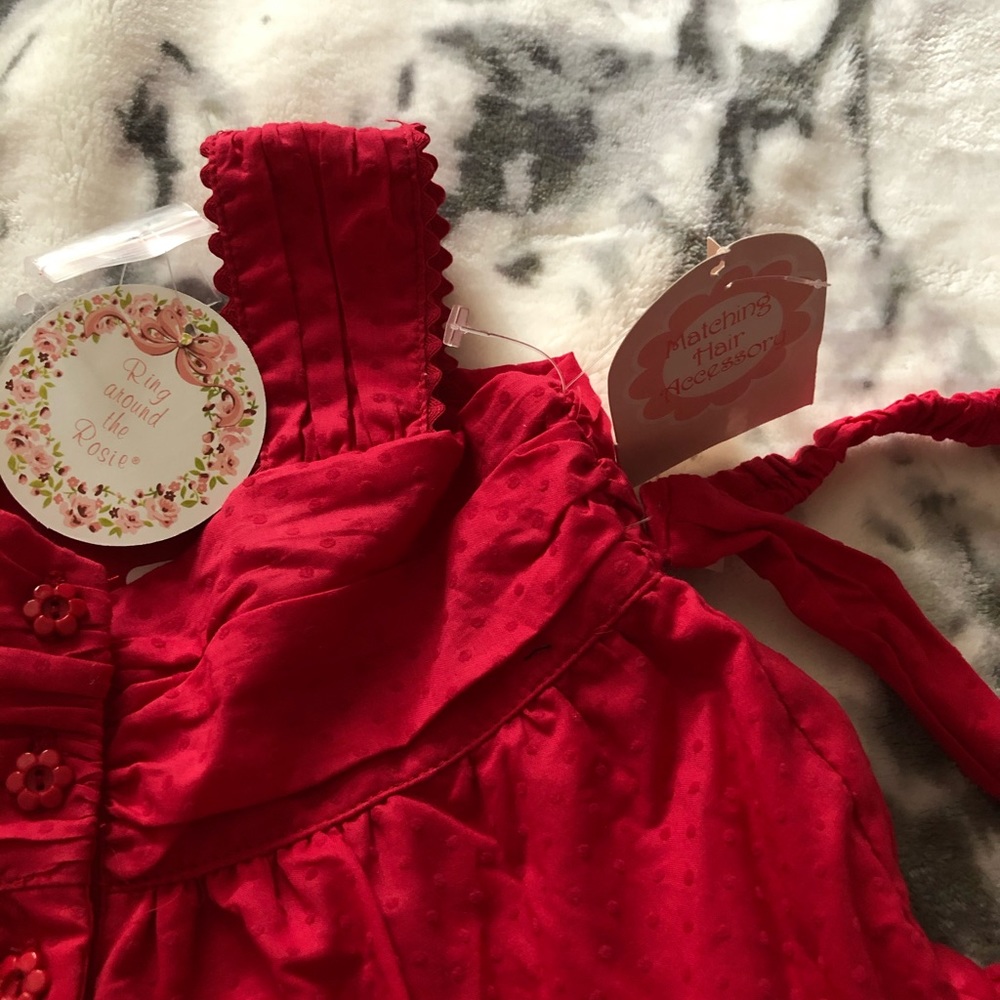 2T NEW dress & headband made in the Philippines - Picture 3 of 5